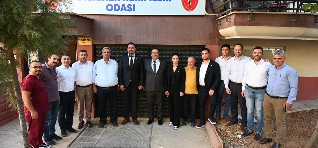 Denizli İl Tarım ve Orman Müdürlüğü Veteriner Hekimler Odası’nı Ziyaret Etti