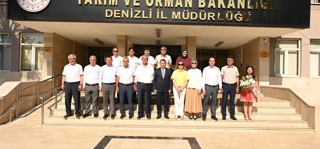 Denizli İl Tarım ve Orman Müdürlüğü’nde Devir Teslim Töreni