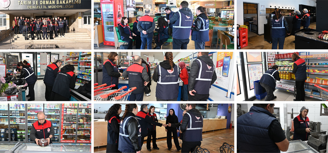 Denizli’de Ramazan Ayı Öncesi Kapsamlı ve Eşzamanlı Denetim