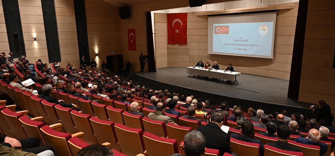 Acıpayam’da Güçlü İstişare, Ortak Çözüm